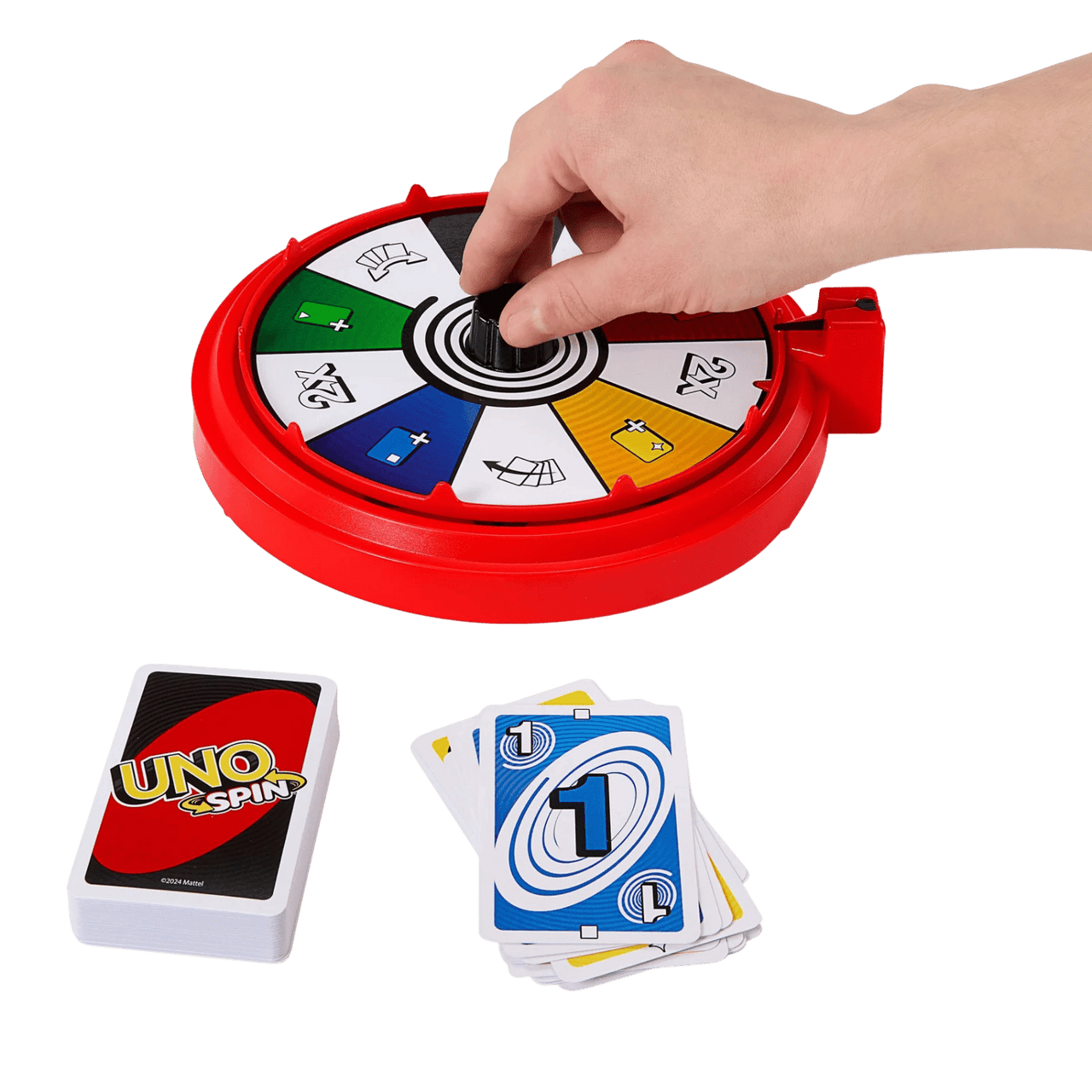 Uno Spin Card Game for Kids & Adults 7+ 2-10 players