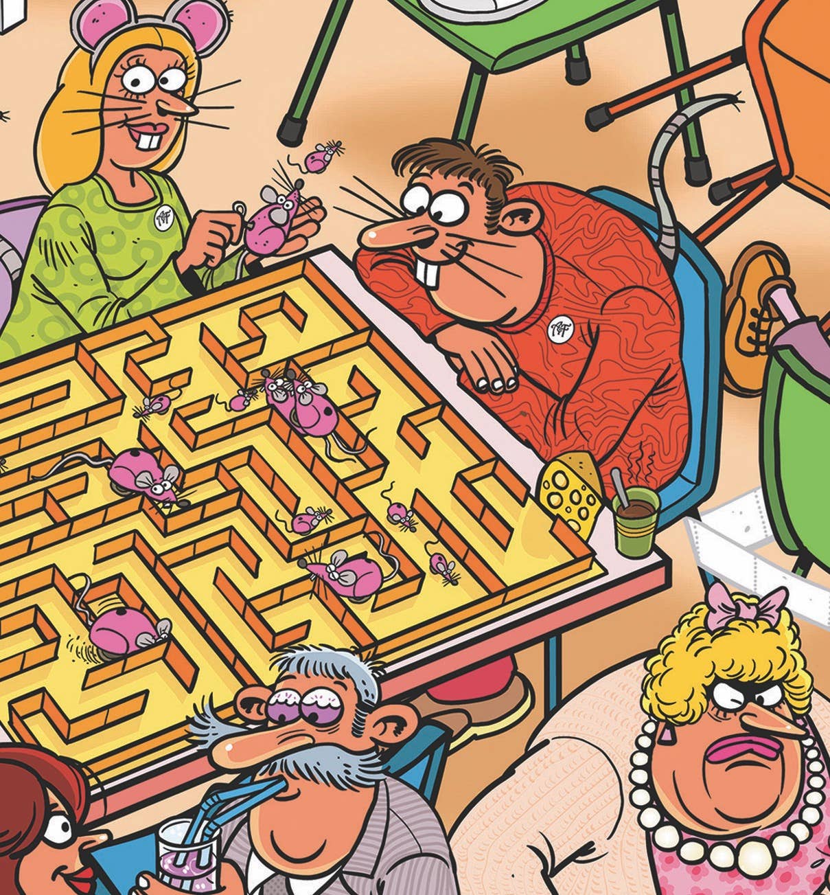 Game Night 1000 pc Velvet-Touch
