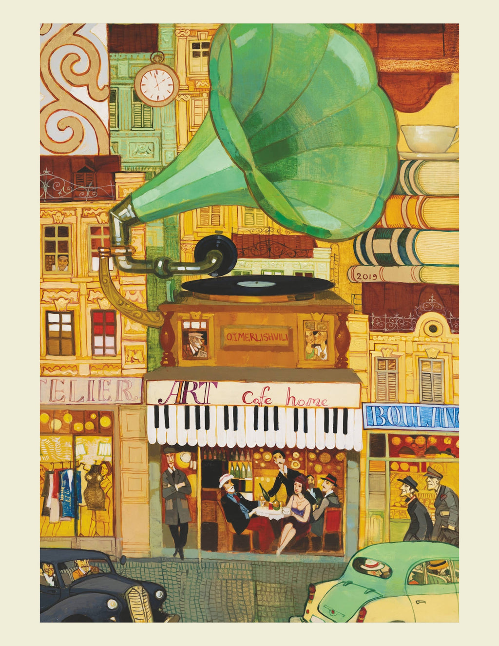 Art Cafe 1000 pc Velvet-Touch
