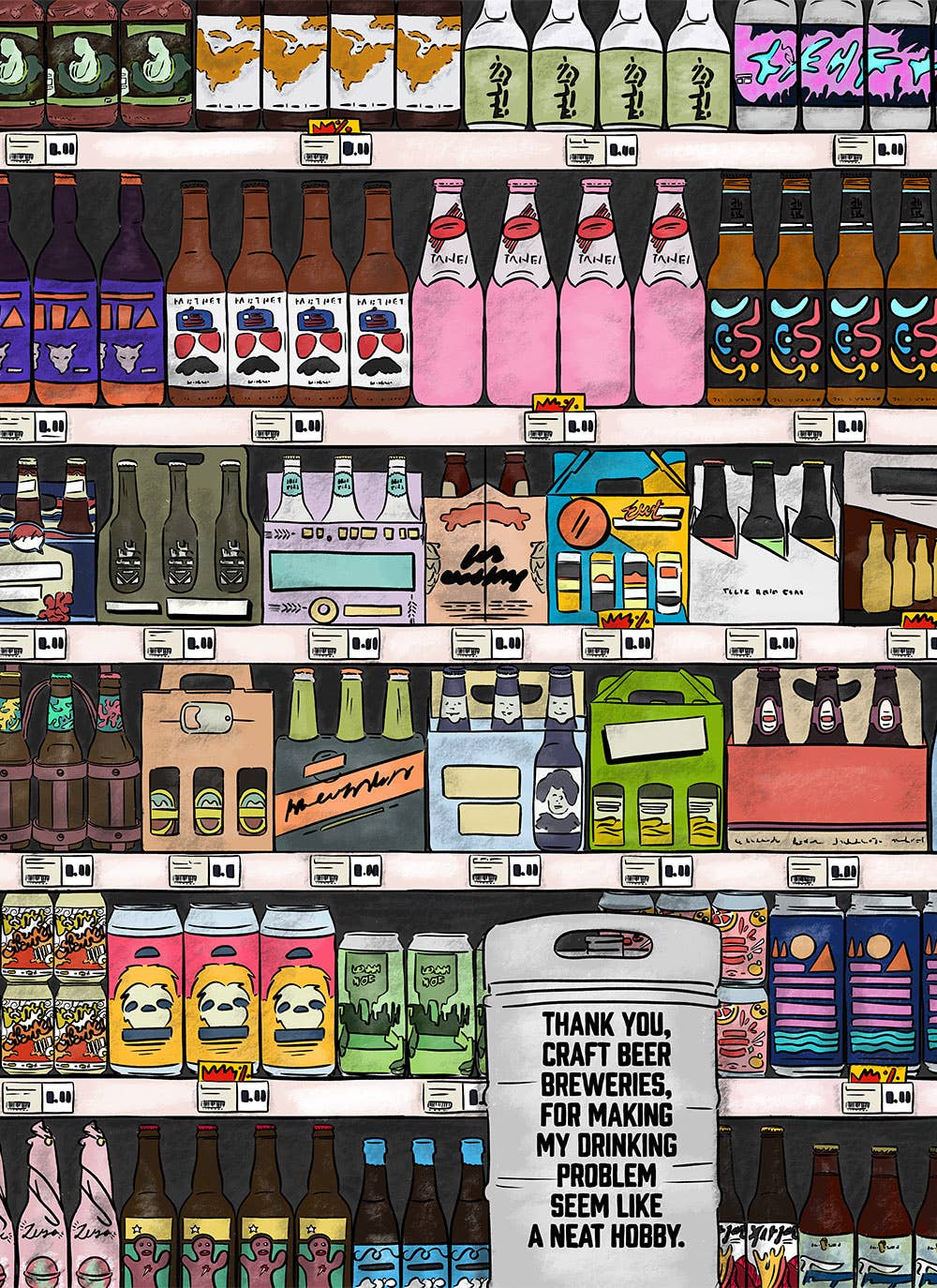 Thank You Craft Beer 1000 pc