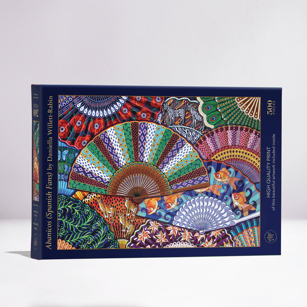 Abanicos 500 pc Velvet-Touch