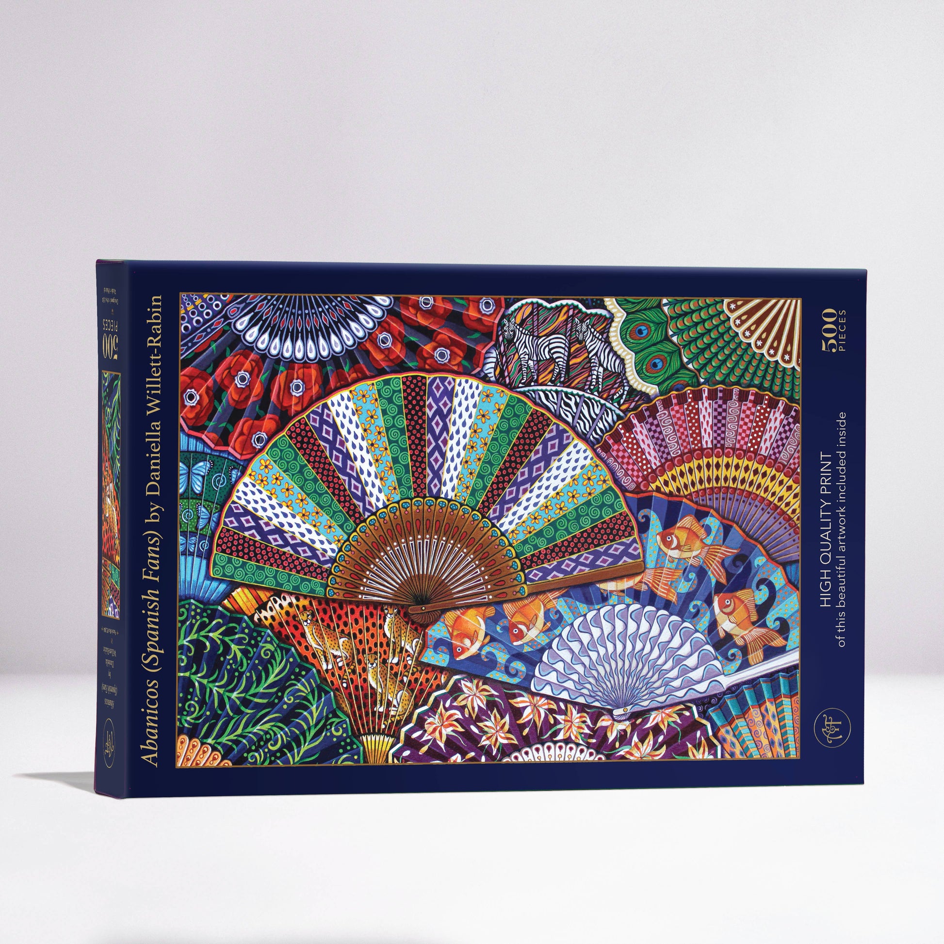 Abanicos 500 pc Velvet-Touch