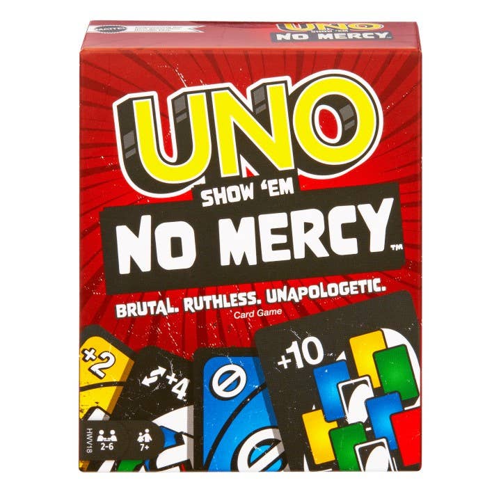 UNO Show 'EM No Mercy Card Game 7+ 2-6 players