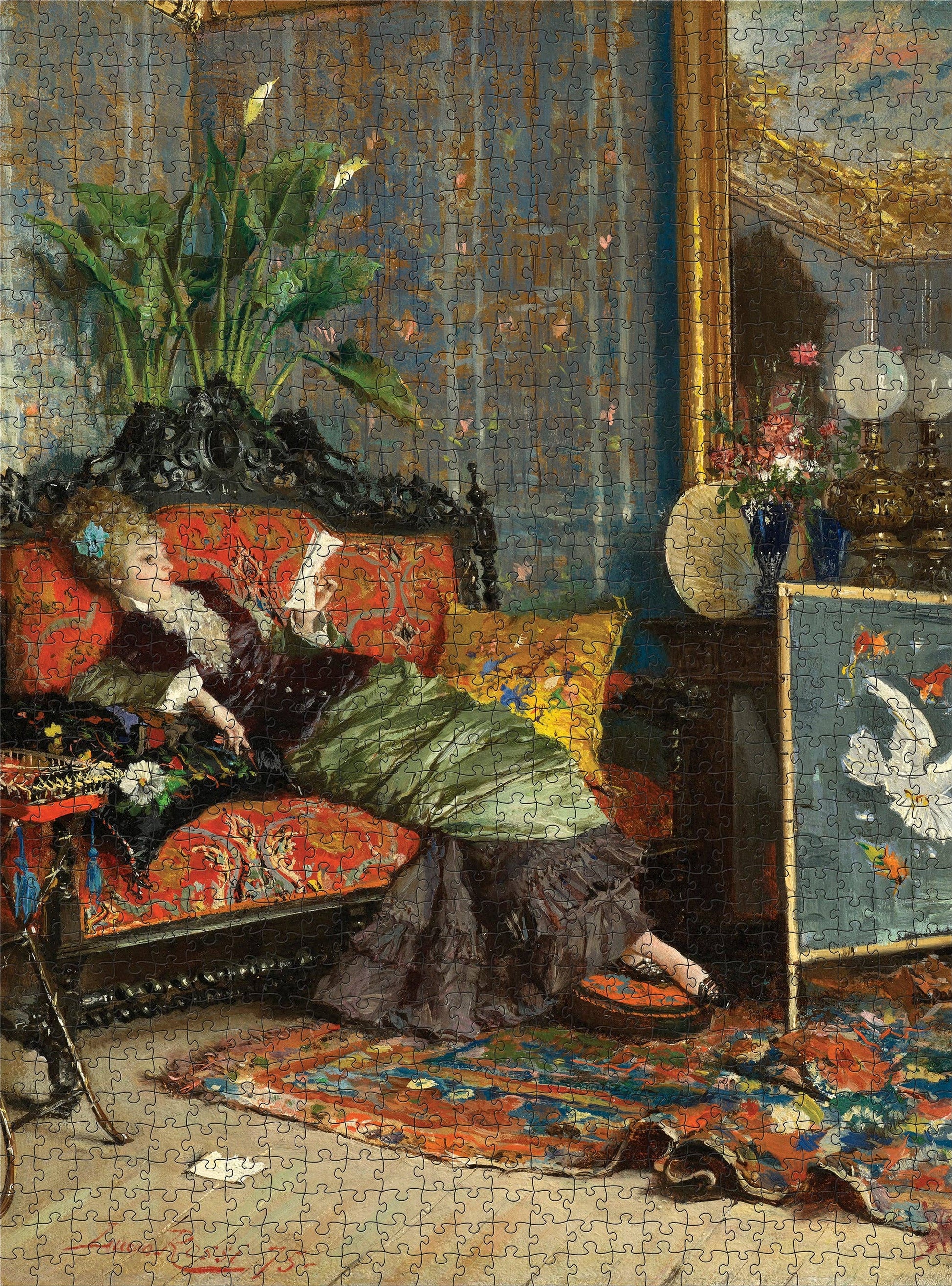 The Reading Woman 1000-Piece Jigsaw Puzzle