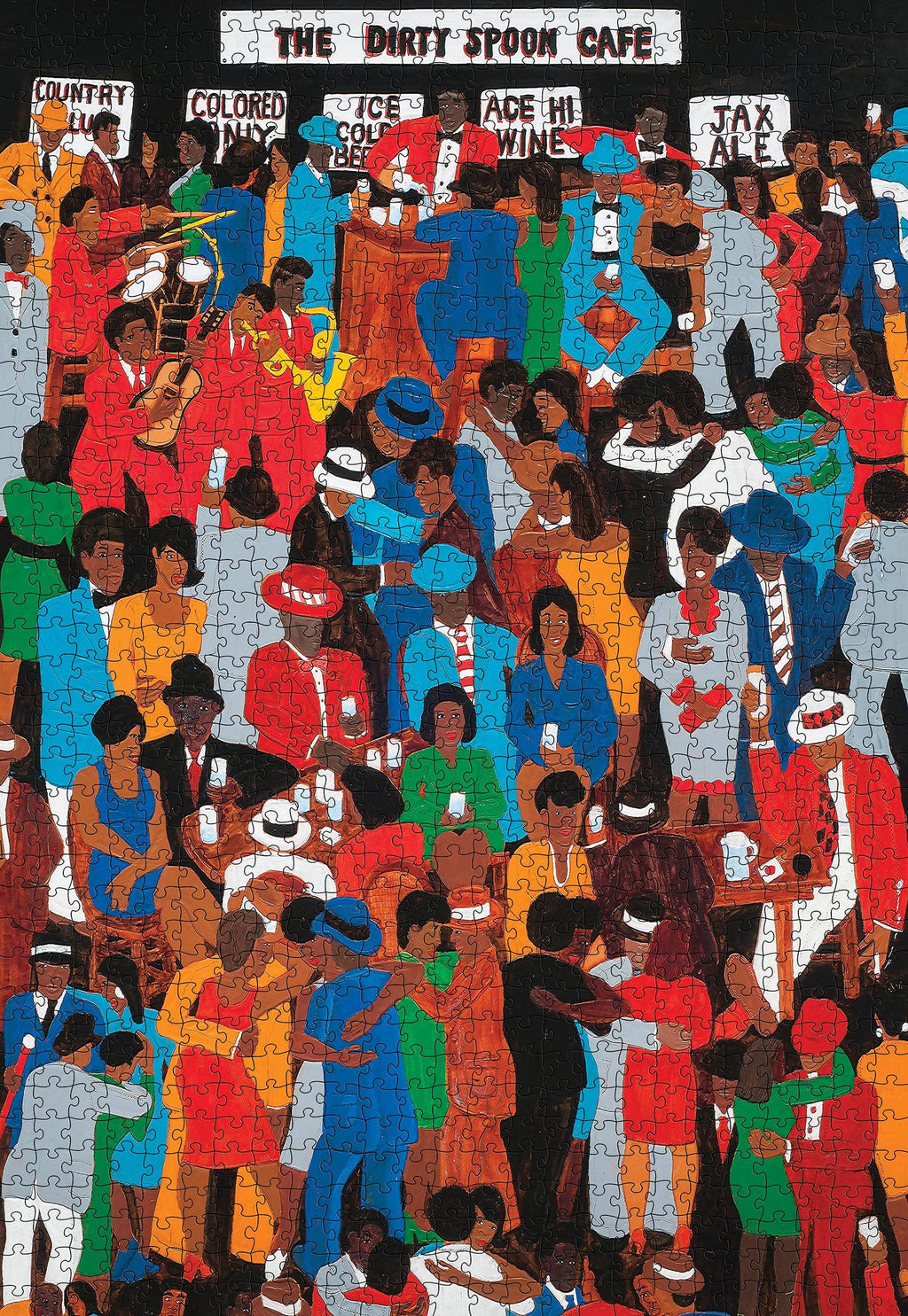 Winfred Rembert: The Dirty Spoon Cafe 1000-Piece Jigsaw Puzzle