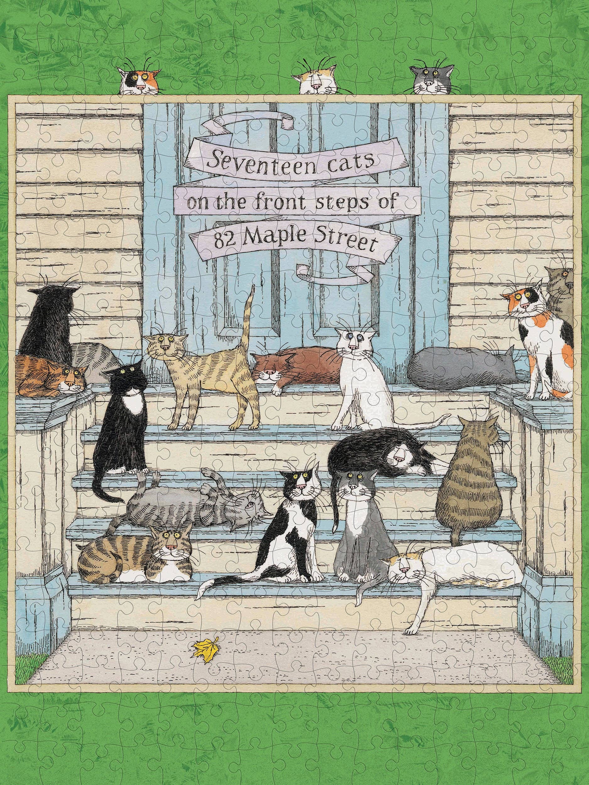 Edward Gorey: Seventeen Cats 300-Piece Jigsaw Puzzle