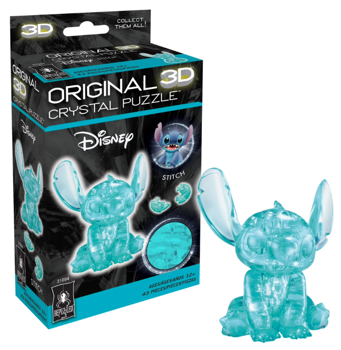 3D Crystal Disney Stitch   35 Pc 12+ Level 1