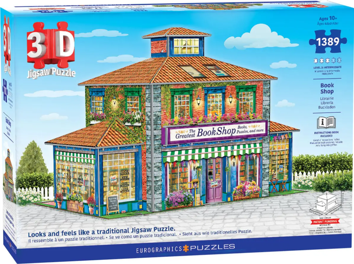 Book Shop 3D puzzle 1389 pc