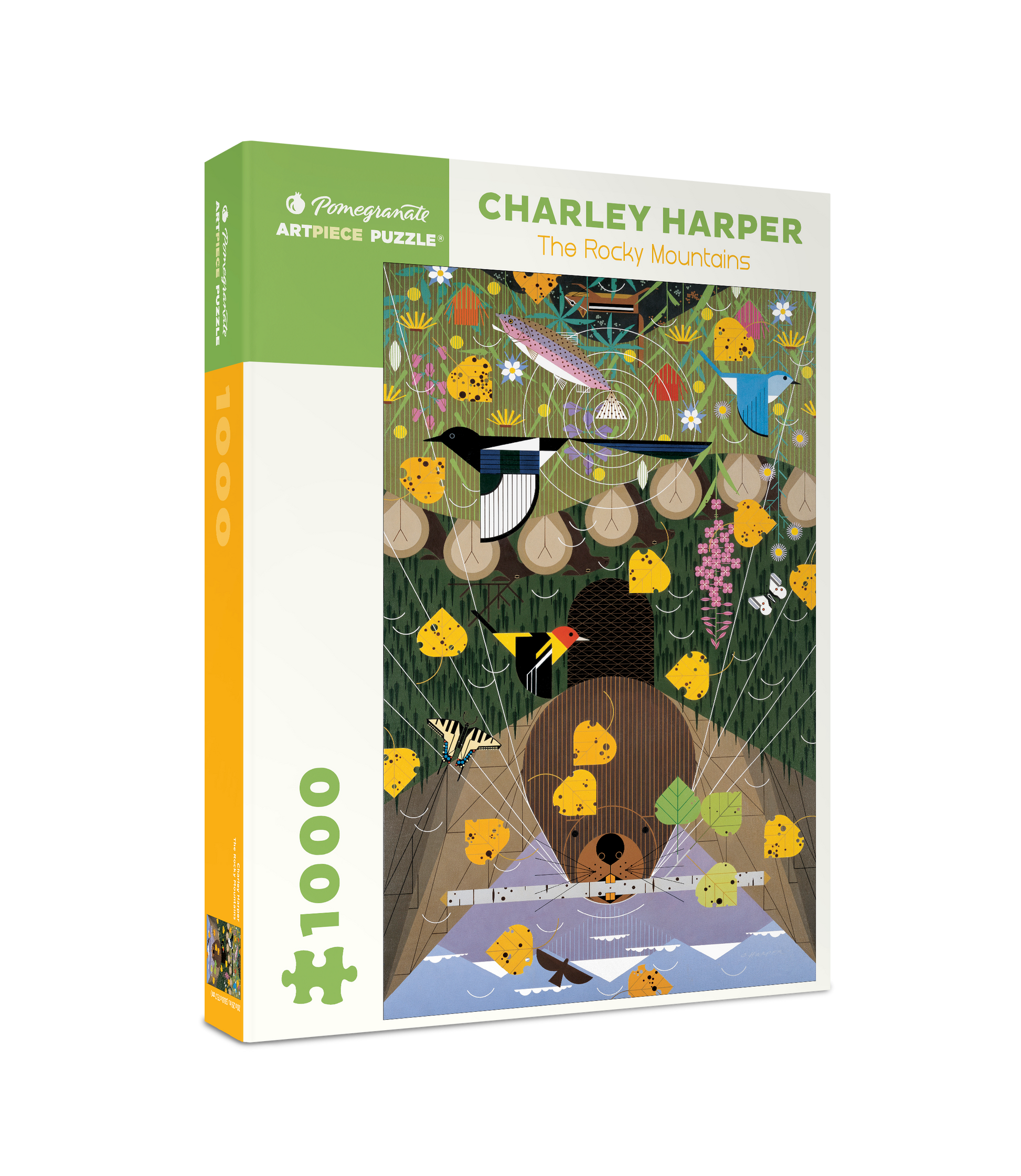 Charley Harper: The Rocky Mountains 1000-piece Jigsaw Puzzle