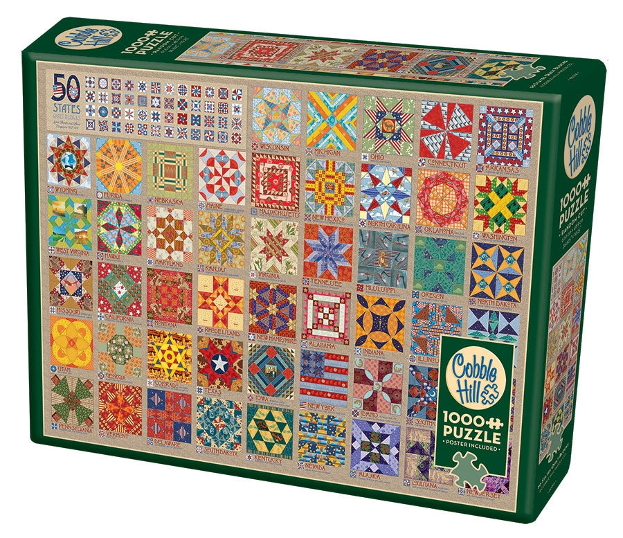 50 States Quilt Blocks 1000 Pc