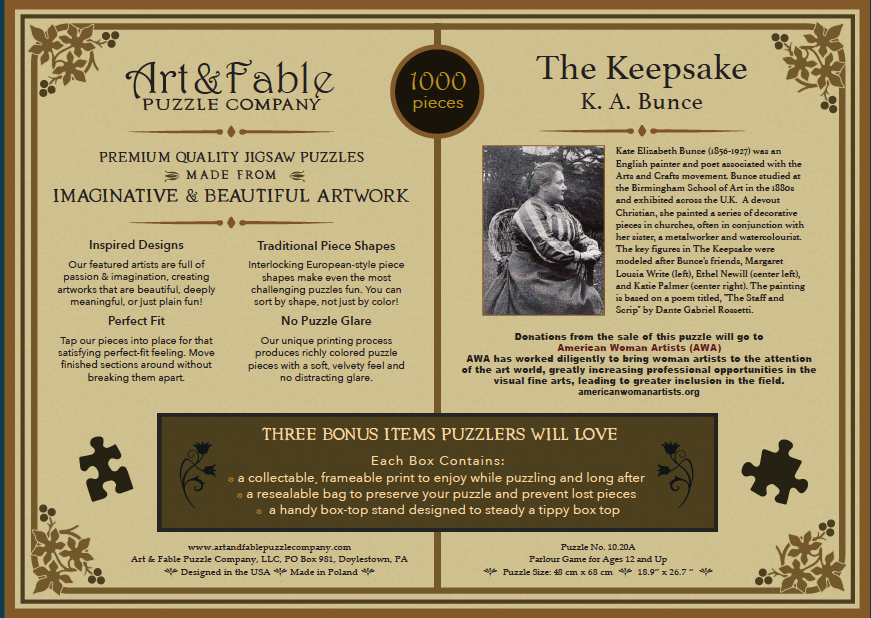 The Keepsake 1000 pc Velvet-Touch
