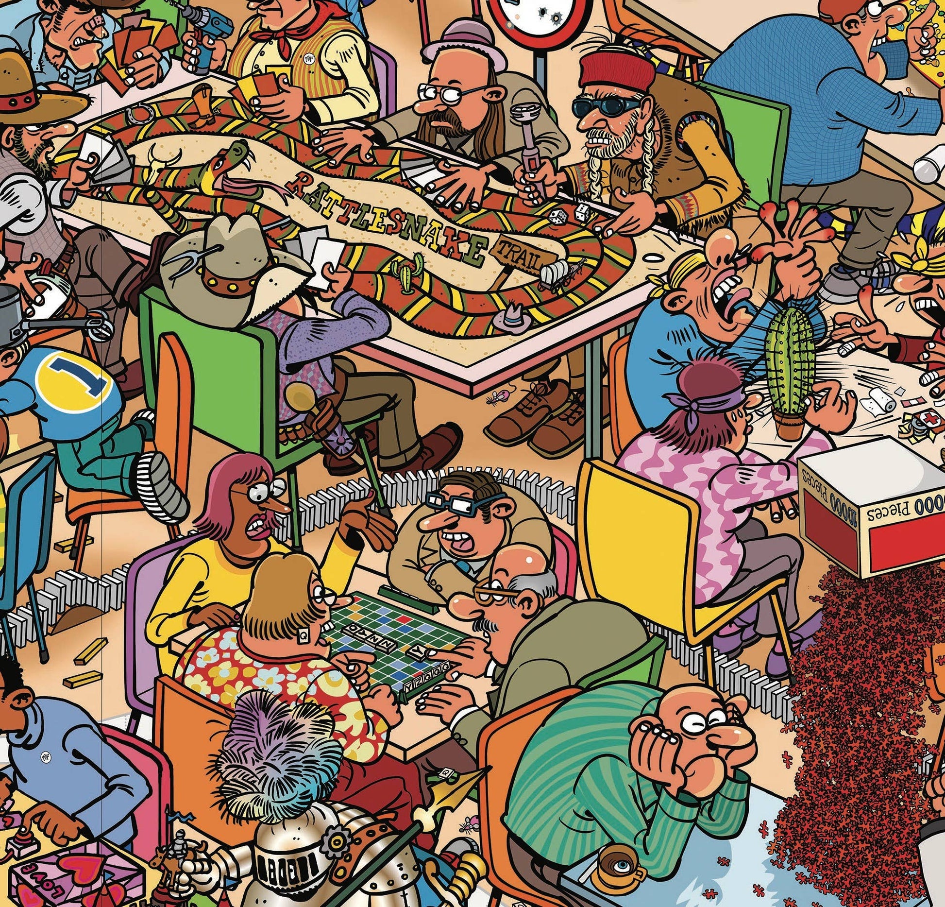 Game Night 1000 pc Velvet-Touch