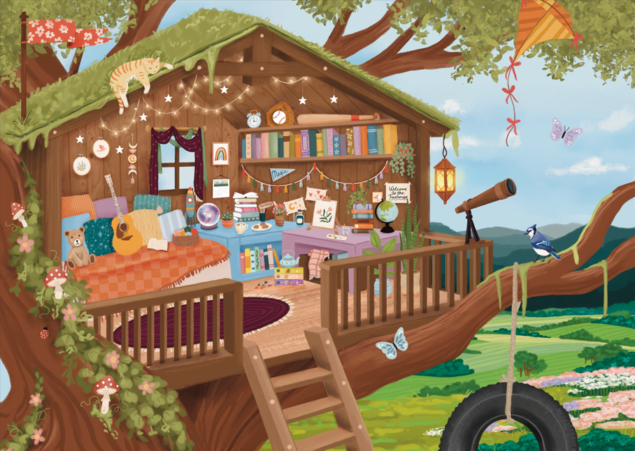 Treetop Hideout  250 pc large