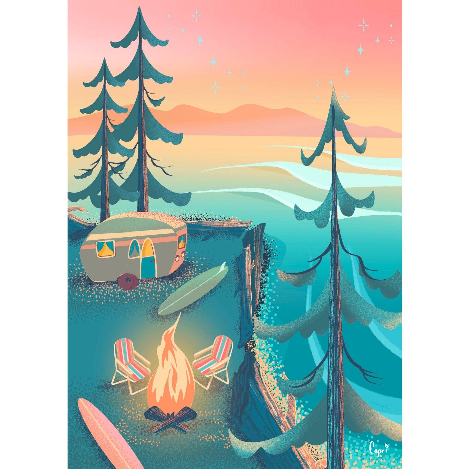 Coastal Camping 1000 pc