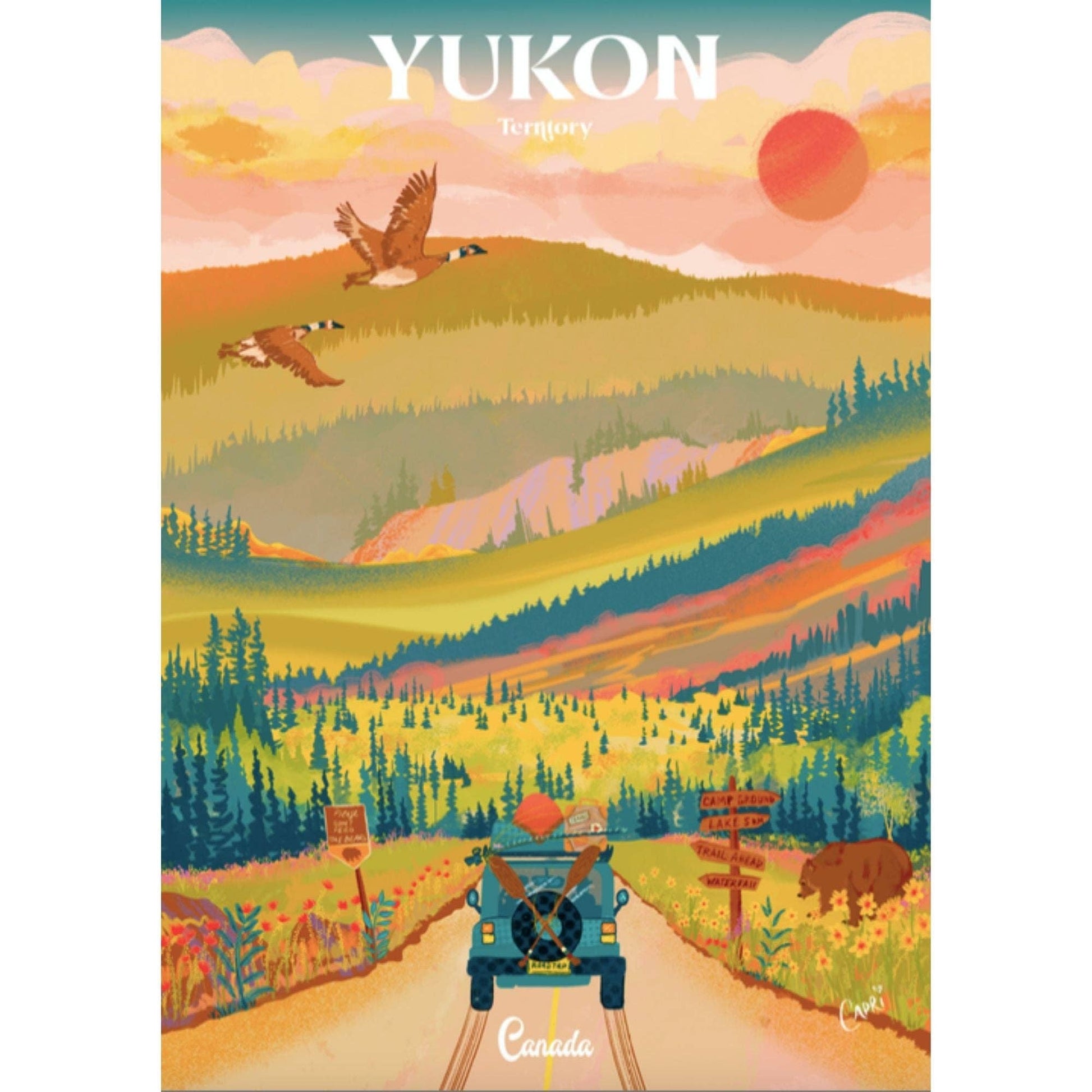 Yukon Road Trip 1000 pc