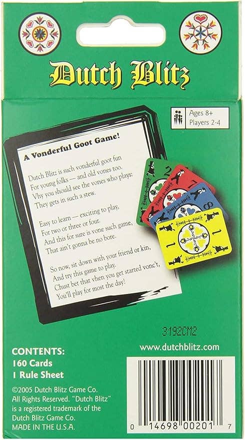Dutch Blitz - Ultimate Card Came 8+ 2-4 players