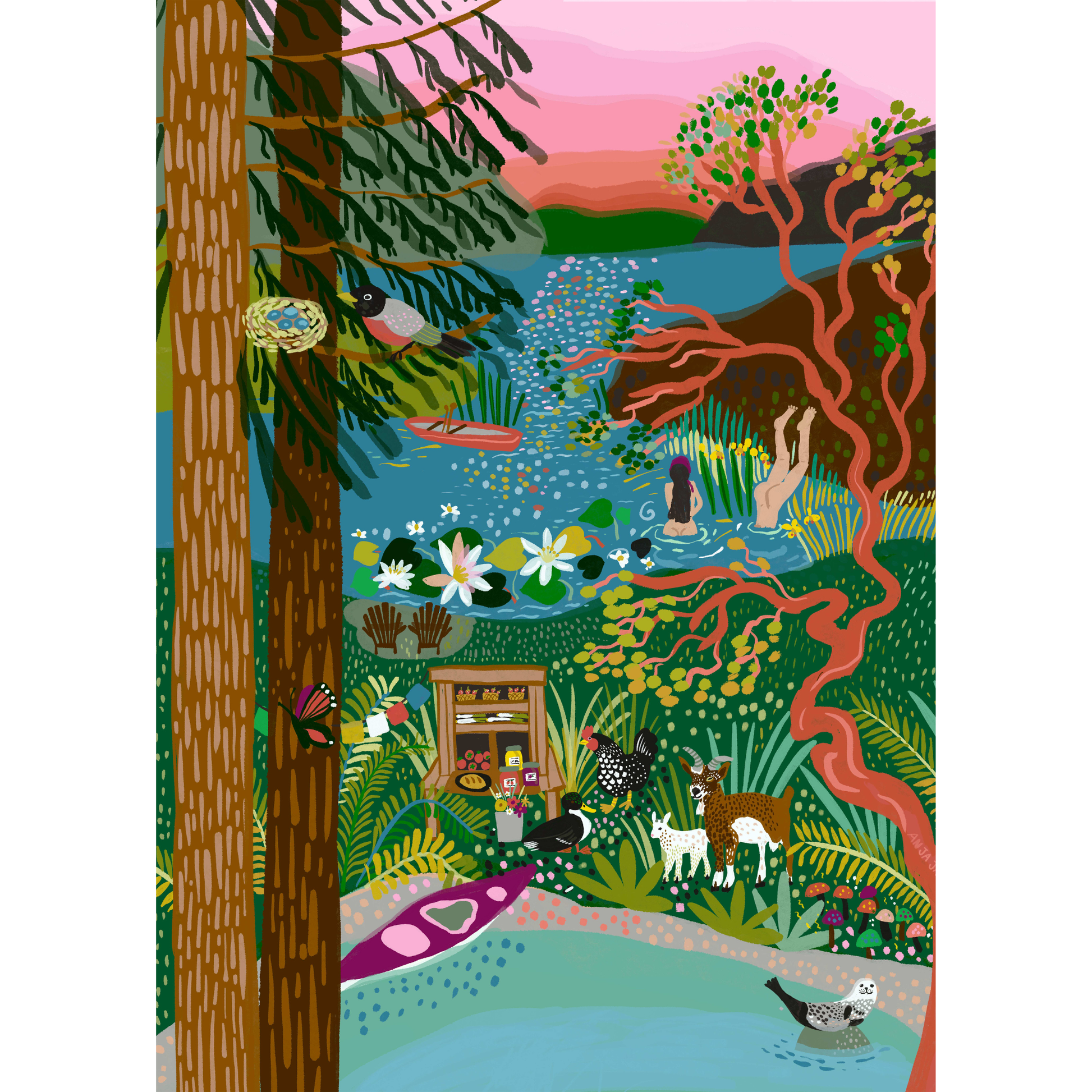 Salt Spring Island 1000 pc