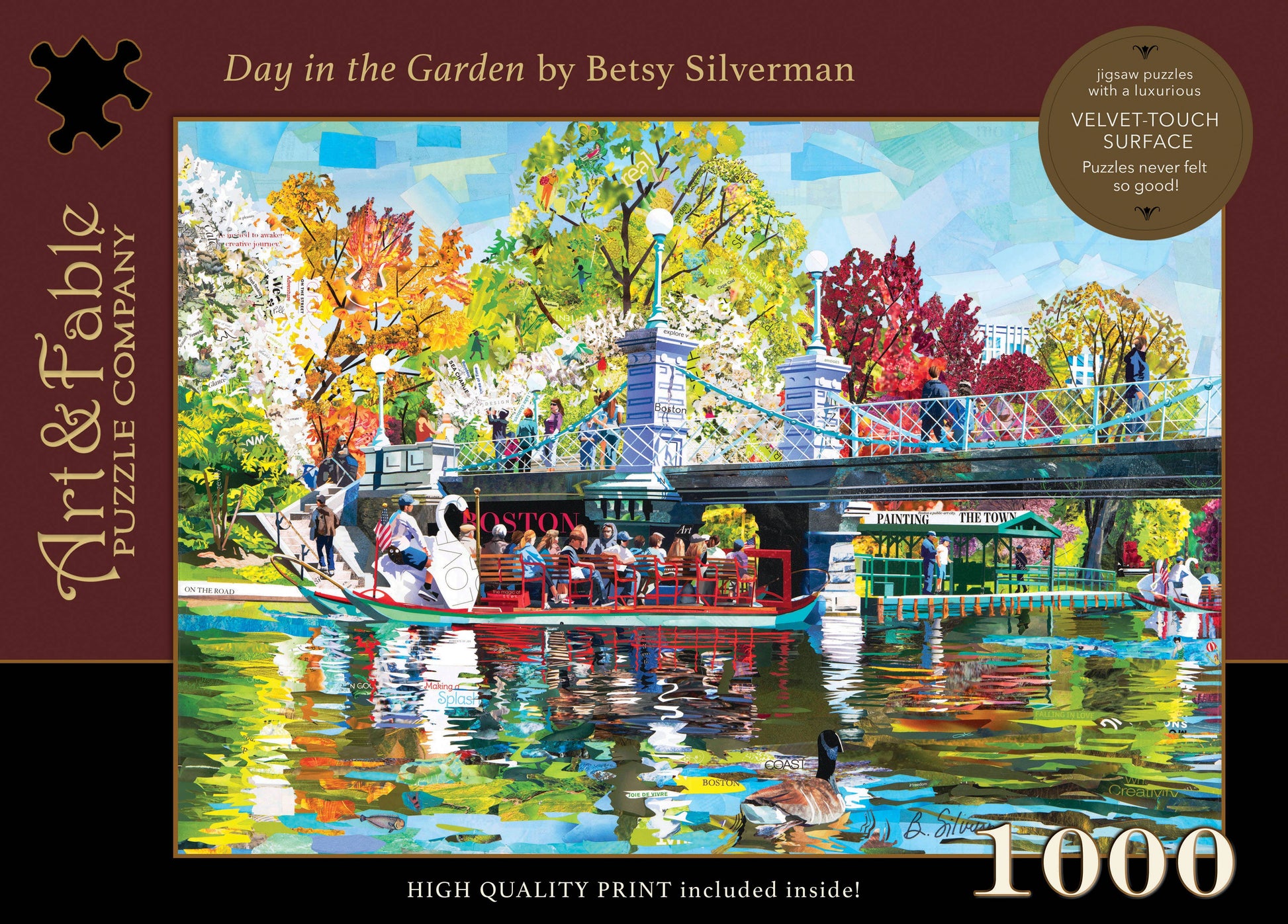 Day in the Garden 1000 pc Velvet-Touch