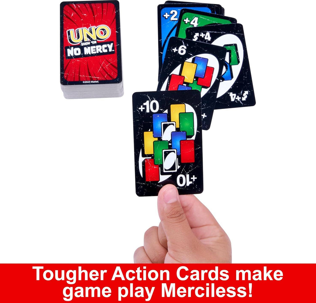 UNO Show 'EM No Mercy Card Game 7+ 2-6 players