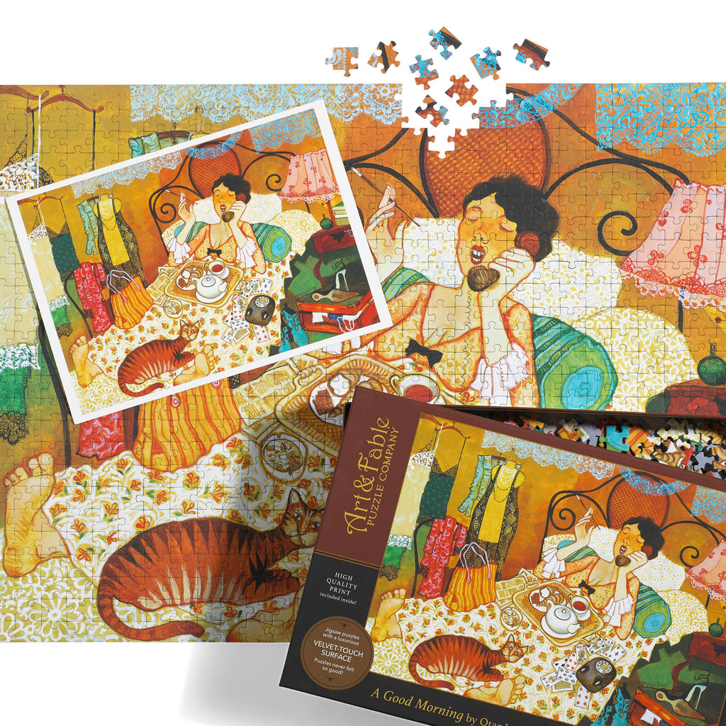 A Good Morning 750 pc Velvet-Touch