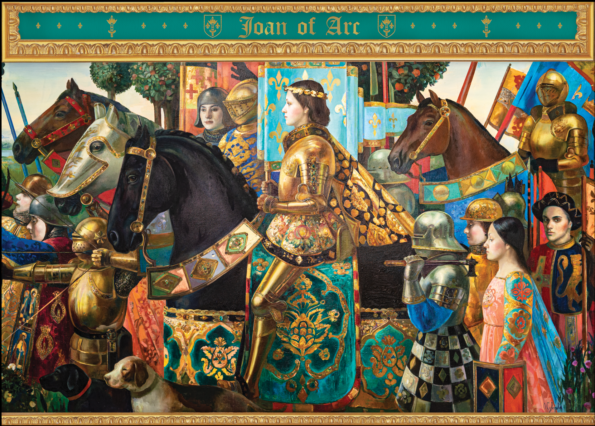 Joan of Arc 1000 pc Velvet-Touch
