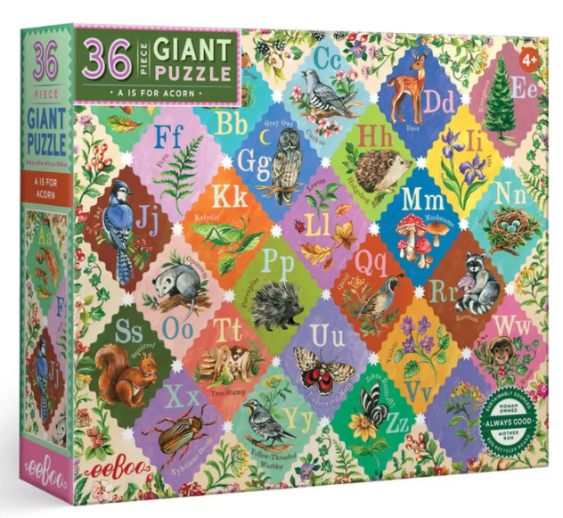 A is for Acorn 36 pc giant floor 4+
