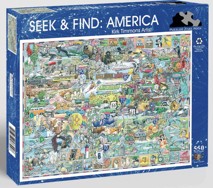 Seek & Find: America 550 Pc