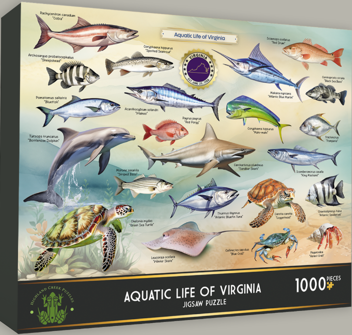 Aquatic Life of Virginia 1000 pc