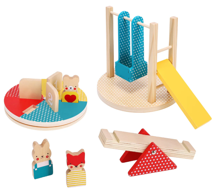 At The Park Wooden Play Set 1+