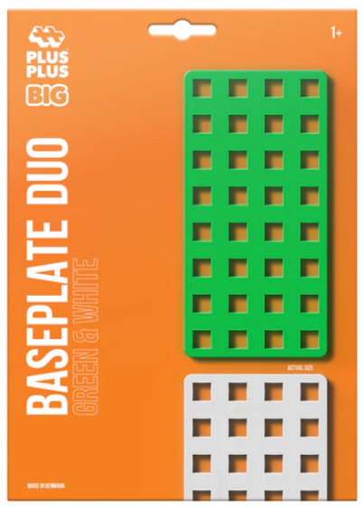 Big Baseplate Duo Green & White 1+