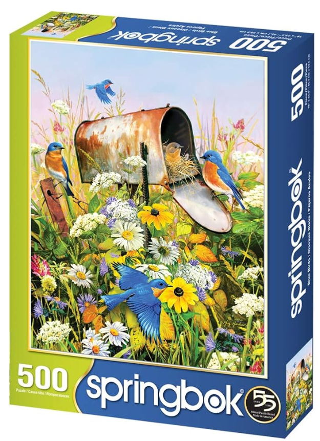 Blue Birds 500 Pc