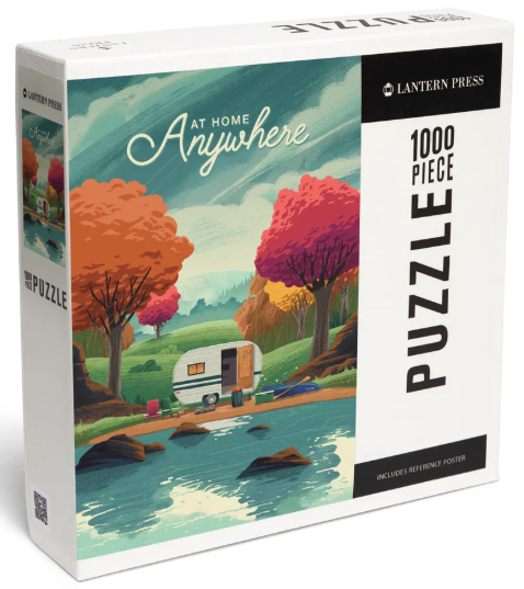 Outdoor Activity - At Home Anywhere - Camper in Fall Colors - Get Outside Series 1000 Pc