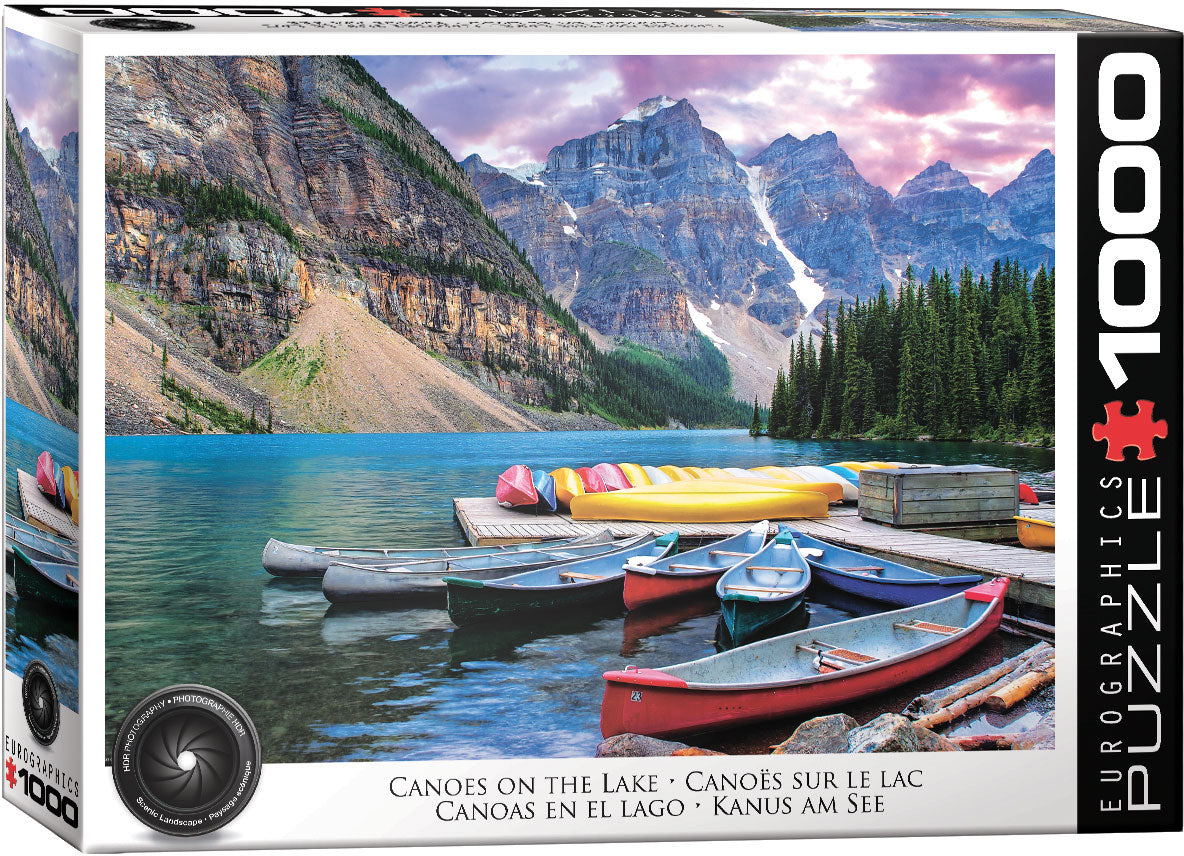 Canoes on the Lake 1000 pc