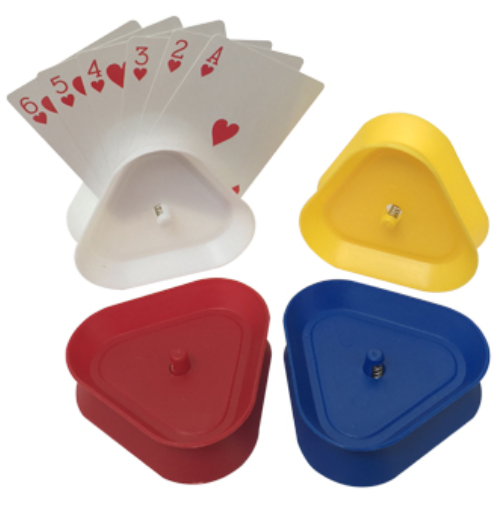 Playing Card Holders, set of 4