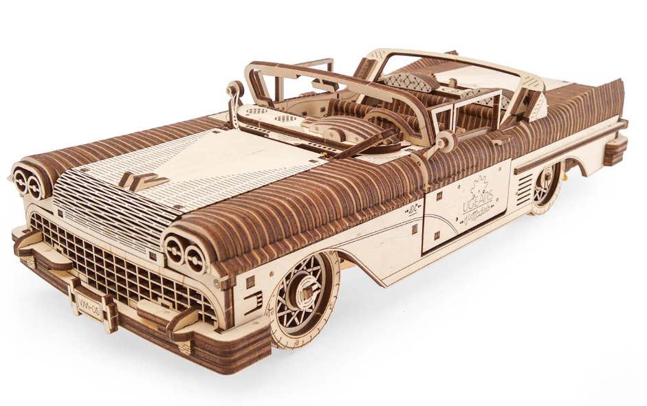 Dream Cabriolet VM-05 Mechanical Wood 3d puzzles 14+ 735pc Advanced