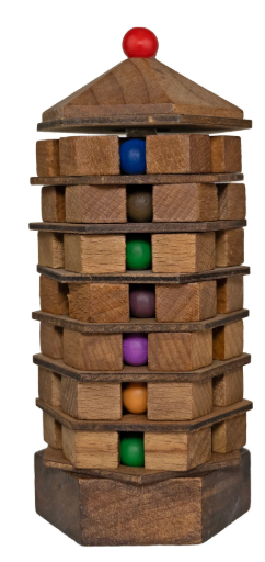 Chinese Pagoda brain teaser 8+