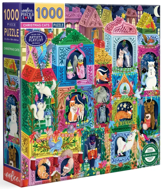 Christmas Cats 1000 pc