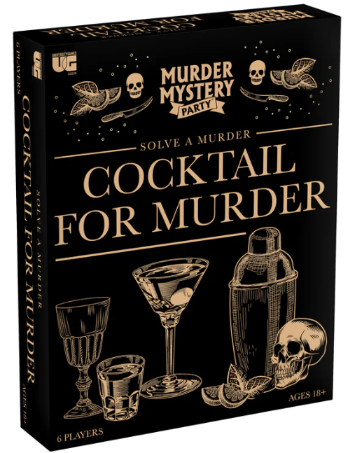 Cocktail For Murder Mystery Dinner Party Event 18+ 6 Players