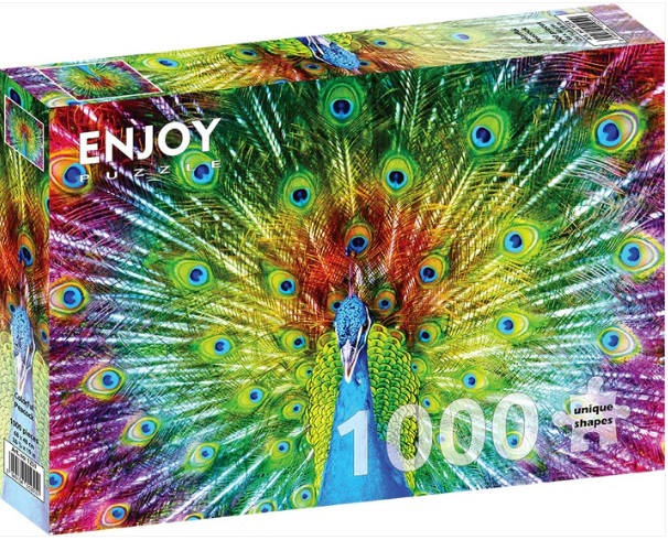 Colorful Peacock 1000 Pc