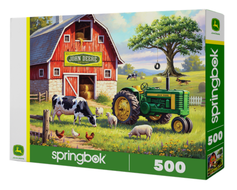 Country Morning, John Deere 500 Pc