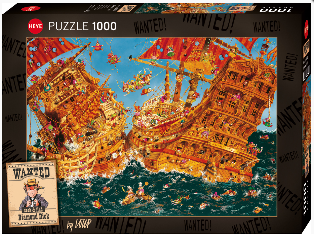 Wanted: Diamond Dick 1000 Pc Seek & Find