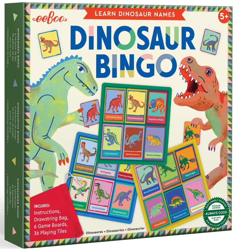 Dinosaur Bingo Game 5+