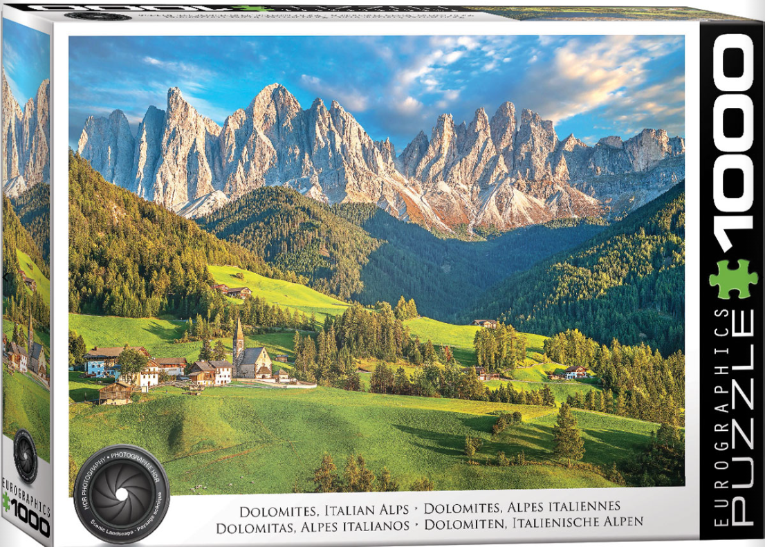 Dolomites, Italian Alps 1000 Pc