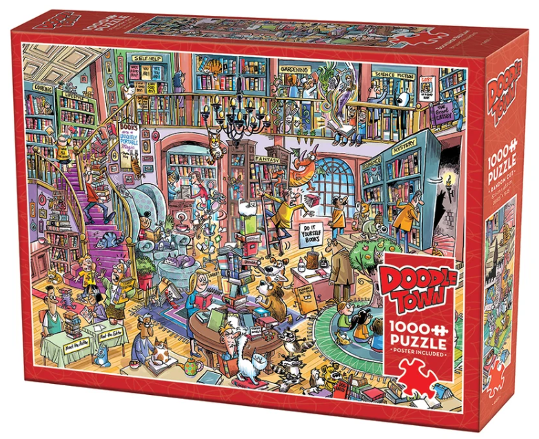 Bookshop Bedlam Doodletown 1000 Pc