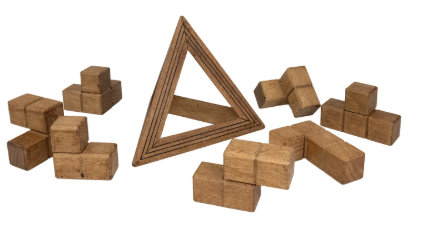 Egyptian Triglyph brain teaser 8+