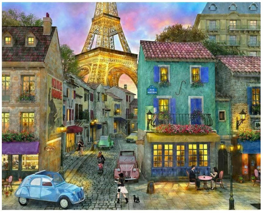 Eiffel Magic 36 Pc Large