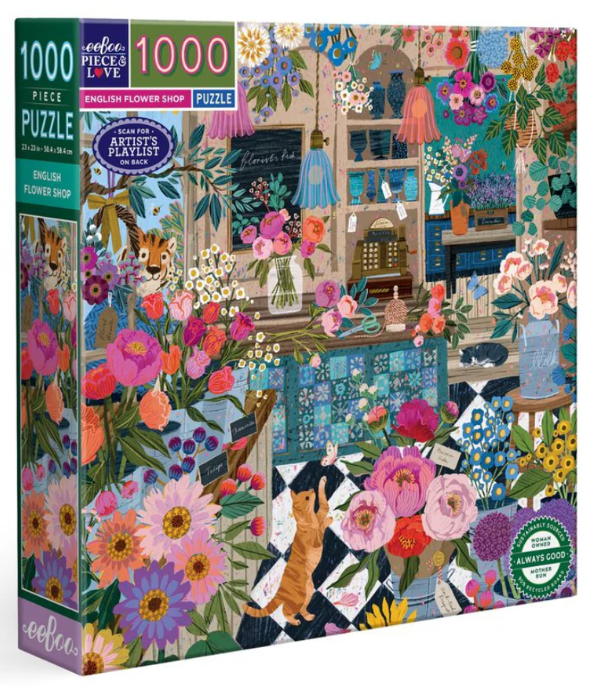 English Flower Shop 1000 pc