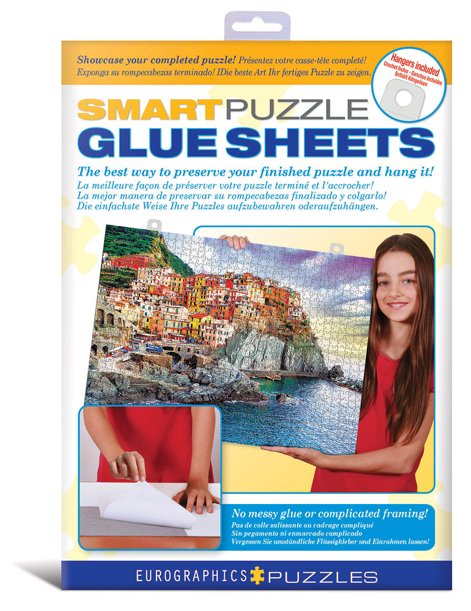 Puzzle Glue Sheets, peel and stick