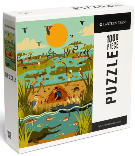 Everglades National Park - Geometric Environments Series 1000 pc