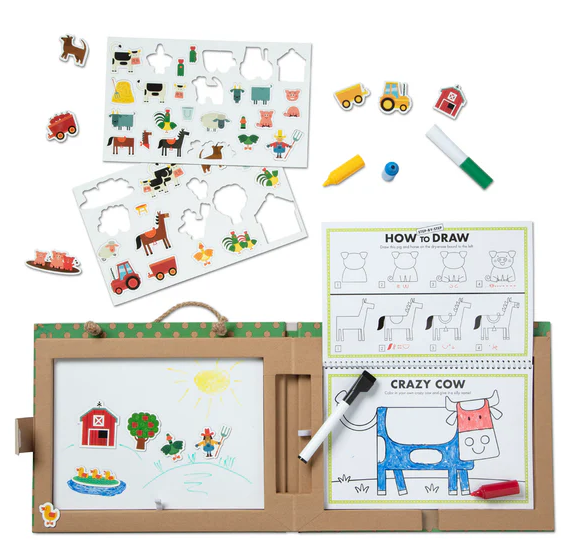 Farm Play Draw Create 3+